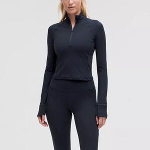 lululemon athletica Women's It’s Rulu Run Cropped 1/2 Zip